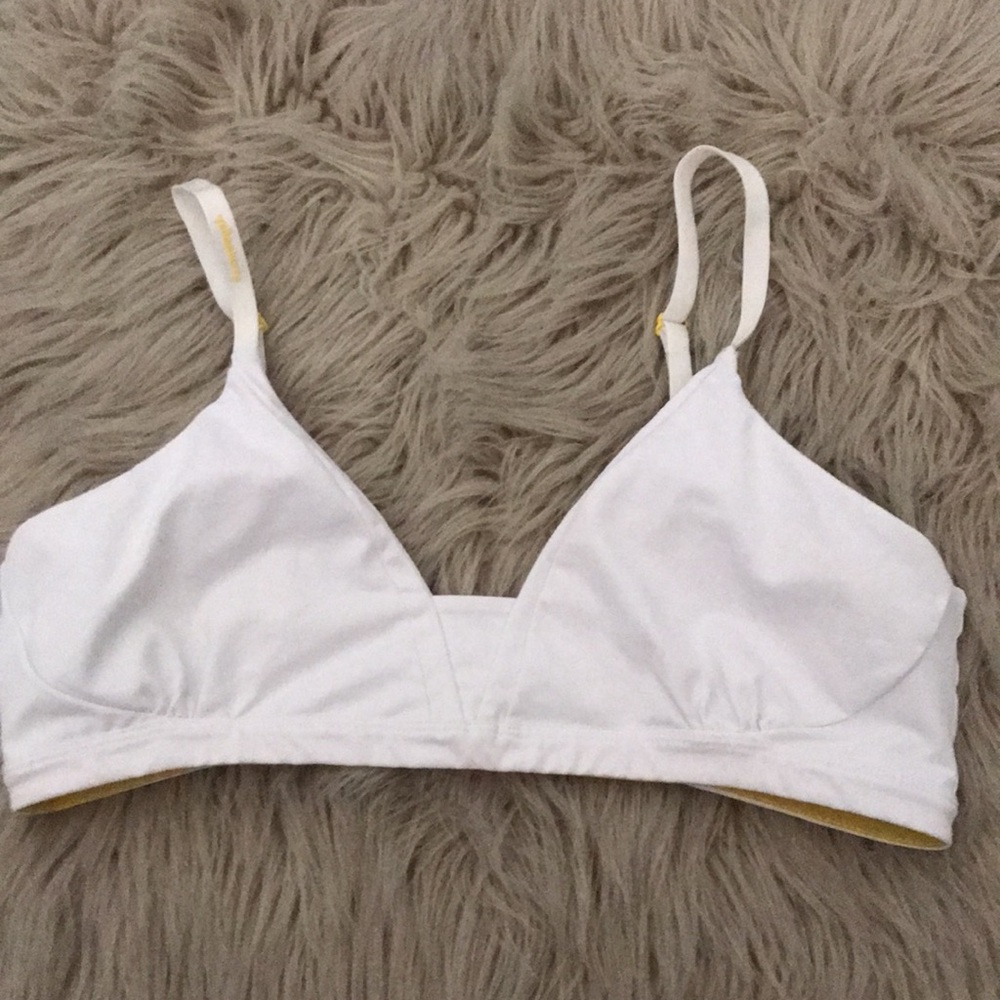 YELLOWBERRY White Women's Bralette | XL - Picture 10 of 13